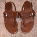 Gucci Shoes | Authentic Gucci Brown Camel Leather Sandals | Color: Brown/Gold | Size: 7