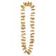 Boland 52208 - Hawaiiketten, 20 Stück, gold, Blumenketten, Halskette, Halsschmuck, Accessoire, Beach Party, Partydekoration, Mottoparty, Karneval