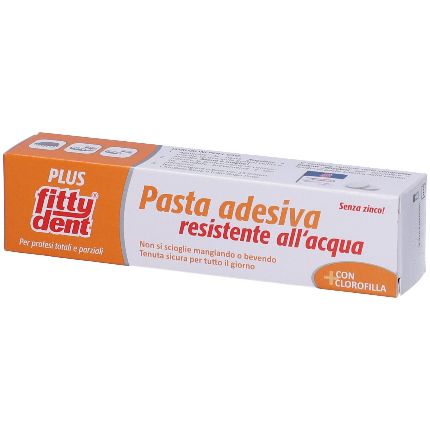Fitty®Dent Plus Pasta Adesiva 40 g Crema