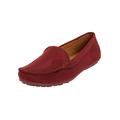 Women's The Milena Slip On Flat by Comfortview in Burgundy (Size 10 1/2 M)