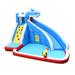 Costway Inflatable Shark Bounce House with Water Slide and Climbing Wall without Blower