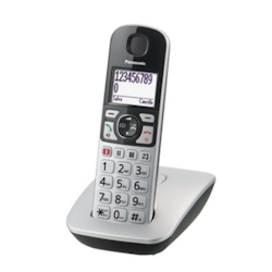 Panasonic KX-TGE510GS Telefon DECT-Telefon Anrufer-Identifikation Schwarz, Silber