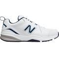 Men's New Balance® 608V5 Sneakers by New Balance in White Navy Leather (Size 16 EEEE)