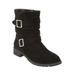 Wide Width Women's The Madi Boot by Comfortview in Black (Size 10 1/2 W)