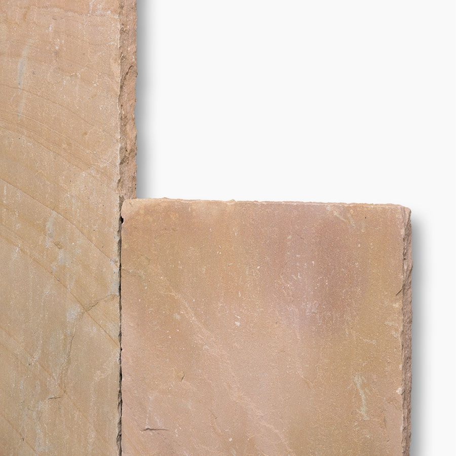 Seltra Natursteine Palisaden MANDRA Sandstein gelb-hellbeige, 8-10x50 cm, 100 cm Image