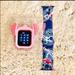 Disney Accessories | 40mm Disney Stitch Apple Watch Band/Bumper Combo | Color: Pink | Size: 40mm S/M