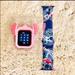 Disney Accessories | 40mm Disney Stitch Apple Watch Band/Bumper Combo | Color: Pink | Size: 40mm M/L