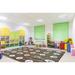 Brown/Gray 72 x 0.312 in Area Rug - Carpets for Kids Pixel Perfect™ Geometric Tufted Area Rug Nylon | 72 W x 0.312 D in | Wayfair 60216