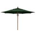 Darby Home Co Sanders 11' Octagonal Market Umbrella Metal in Green | Wayfair DBHM7783 42917039
