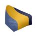 East Urban Home Memphis Standard Bean Bag Chair Polyester/Fade Resistant in Yellow | 27 H x 27 W x 30 D in | Wayfair