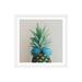 East Urban Home 'Pineapple in Paradise' by Chelsea Victoria - Painting Print Paper in Green | 24 H x 24 W x 1 D in | Wayfair
