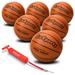 GoSports kids Indoor/Outdoor Rubber Basketballs - Size 6 in Orange | 28.5 H x 28.5 W x 28.5 D in | Wayfair BALLS-BB-RUBBER-6-6