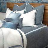 Kevin O'Brien Studio Chunky Standard Cotton Modern & Contemporary Coverlet/Bedspread Cotton in Blue | Queen Coverlet | Wayfair CKCV-Q-MIN