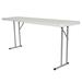 PRE Sales Rhinolite Rectangular Folding Table Plastic/Resin in White | 30 H x 72 W x 18 D in | Wayfair 6725