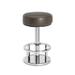 Interlude Drake Swivel Counter & Bar Stool Upholstered/Leather/Metal/Faux leather | 26 H x 15 W x 15 D in | Wayfair 149192