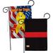 Breeze Decor Impressions Decorative Support Our Troops 2-Sided Polyester 19 x 13 in. Garden flag in Black | 18.5 H x 13 W in | Wayfair