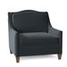 Lounge Chair - My Chic Nest Jill 36" Wide Lounge Chair Wood/Velvet/Fabric in Blue/Navy | 37 H x 36 W x 36 D in | Wayfair 678-1042
