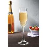 Nude Heads Up Set of 2 Lead Free Crystal Champagne Glasses 8 oz. Crystal | 9.84 H x 2.99 W in | Wayfair 31964-1075162