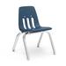 Virco Classroom Chair Plastic/Metal in Red/Gray | 30.625 H x 18.625 W x 21.5 D in | Wayfair 90279C51