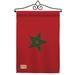 Breeze Decor Impressions Decorative 2-Sided Polyester 19 x 13 in. Garden Flag in Red | 18.5 H x 13 W x 1 D in | Wayfair