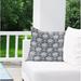 Red Barrel Studio® Sweetheart Neutral Outdoor Square Pillow Cover & Insert Polyester/Polyfill blend in Blue | 18 H x 18 W x 4 D in | Wayfair