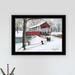 Red Barrel Studio® Crisp Winter Evening Framed Wall Art for Living Room, Home Wall Decor Framed Print by Billy Jacobs Paper | Wayfair