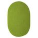 Gray 27 x 0.5 in Area Rug - Bay Isle Home™ Shepler Braided Light Green Rug Polypropylene | 27 W x 0.5 D in | Wayfair