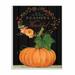 The Holiday Aisle® 'Reasons to Be Thankful Pumpkin Fall Autumn Seasonal' by Stephanie Workman Marrott - Graphic Art Print in Brown | Wayfair