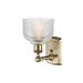 Darby Home Co Westover 1 - Light Dimmable Antique Brass Armed Sconce Glass/Metal in Yellow | 10.5 H x 5.5 W x 7 D in | Wayfair