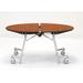 National Public Seating Circular Cafeteria Table, Steel | 29 H x 48 W x 48 D in | Wayfair MT48R-PBTMPCOK