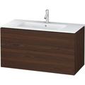 Duravit 40.13" Wall Mounted Single Bathroom Vanity Base Only Wood/Manufactured Wood in Brown | 21.63 H x 40.13 W x 18.88 D in | Wayfair LC624206969