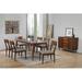 Langley Street® Phyllida 7 Piece Dining Set Wood in Brown | 30 H in | Wayfair 318F98F7B72C478B8CA4C3F317CBF672