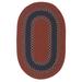 Red 168 x 0.5 in Area Rug - Rosalind Wheeler Schoenrock Wool Blend Reversible Area Rug - Polypropylene/Wool | 168 W x 0.5 D in | Wayfair