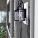 Canora Grey Hutsell Black 1 - Bulb 18" H Outdoor Wall Lantern Glass/Metal/Steel in Black/Gray | 18 H x 7 W x 9.5 D in | Wayfair