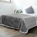 Everly Quinn Premium Soft Plush Fuzzy Blanket Polyester/Microfiber/Fleece/ in Gray | 60 W in | Wayfair 5E08ACC676774E2A924E1C2C29570751