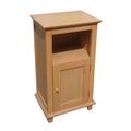 Red Barrel Studio® Solid Wood Nightstand in Light Walnut Wood in Brown/Red | 27.5 H x 16 W x 12 D in | Wayfair 5E595C619846425E80E26598CEE08A74