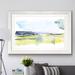 Latitude Run® Paynes Gray Plains II by Paul Cezanne - Picture Frame Print Paper/Metal in Blue/Gray/White | 32 H x 44 W x 1.25 D in | Wayfair