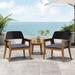 Corrigan Studio® Outdoor Patio Chair w/ Cushions in Brown/Gray/White | 30.25 H x 27.5 W x 21.75 D in | Wayfair 244669F3A3C64FA9A24C53FCB9C9CDF3