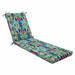 Latitude Run® Abelino Outdoor Seat/Back Cushion Polyester in Blue/Gray/Green | 3 H x 23 W x 50 D in | Wayfair 2F4C508F2B1D46D290475C49D50FA69C