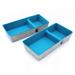 Latitude Run® Anadi 3.1" H x 6.1" W x 12.6" D Organizer Set in Green/Blue | 2.8 H x 12.6 W x 6 D in | Wayfair FD9AFC84ECC44DF2AC8E2B0EF01E9C23