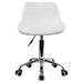 Inbox Zero Mid Back Task Chair Upholstered, Leather in Gray | 32 H x 19.3 W x 19.3 D in | Wayfair C21DAEA0D09B4235930B8D8D72D0B7AD