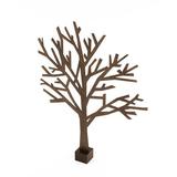 The Holiday Aisle® Batchtown Sherwood Wood in Brown | 31.3 H x 3.2 W x 25.5 D in | Wayfair 130BF8AB10B74FF5B7920C66C9A617E3