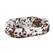Bowsers Durango Doughnut Polyester/Synthetic Material in White | 9 H x 50 W x 36 D in | Wayfair 17575