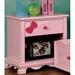 Harriet Bee Arbour 1 Drawer Nightstand, Solid Wood in Pink | Wayfair DAF5F81A04B3415FACD89FA8FEDEE080