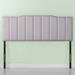 Ebern Designs Tasnia Panel Headboard Upholstered/Metal/Polyester in Gray | 22.4 H x 62.6 W x 1.8 D in | Wayfair 1964B2C19D8D48698E19BD890603E736