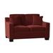 Latitude Run® Aceyon 56" Square Arm Loveseat w/ Reversible Cushions in Red/Brown | 35 H x 56 W x 38 D in | Wayfair DC79B1006DDA4DC09443ED6BF000DC02