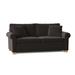 Red Barrel Studio® Quaker 77" Rolled Arm Sleeper w/ Reversible Cushions Wood/Polyester in Gray | 36 H x 77 W x 37 D in | Wayfair Sofas