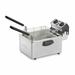 Waring Commercial Electric Fryer 4.7 Liter 2 Basket w/ Timer Stainless Steel in Gray | 11 H x 12.25 W x 22.75 D in | Wayfair WDF75RC