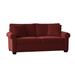 Red Barrel Studio® Quaker 76" Rolled Arm Sofa w/ Reversible Cushions redWood/Polyester | 36 H x 76 W x 37 D in | Wayfair