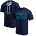 Men's Fanatics Branded Navy Seattle Mariners Father's Day #1 Dad T-Shirt